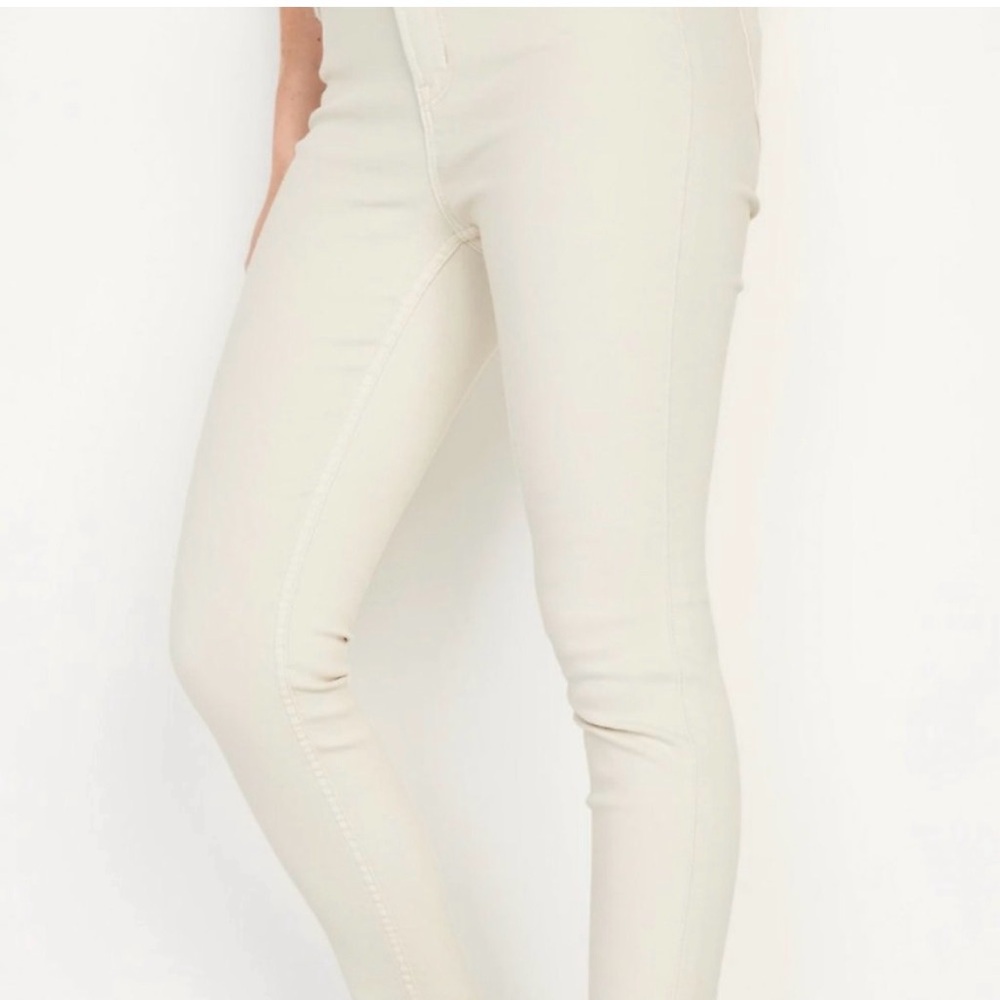 Old Navy Women's Super Skinny ankle white Jeans